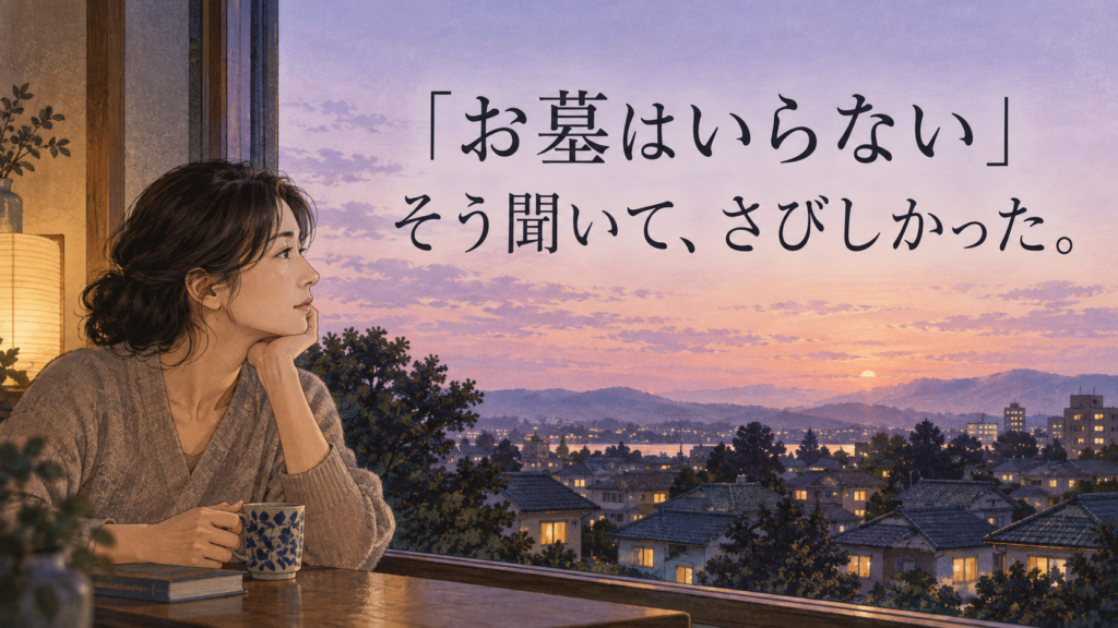 親の希望を聞いた後に自分の気持ちを考える成人の編集イラスト。